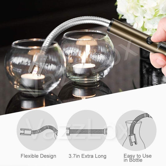 Rechargeable rotates 360° USB Candle Lighter