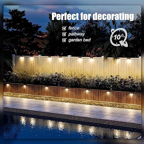 solar deck lights( Pack of 4)